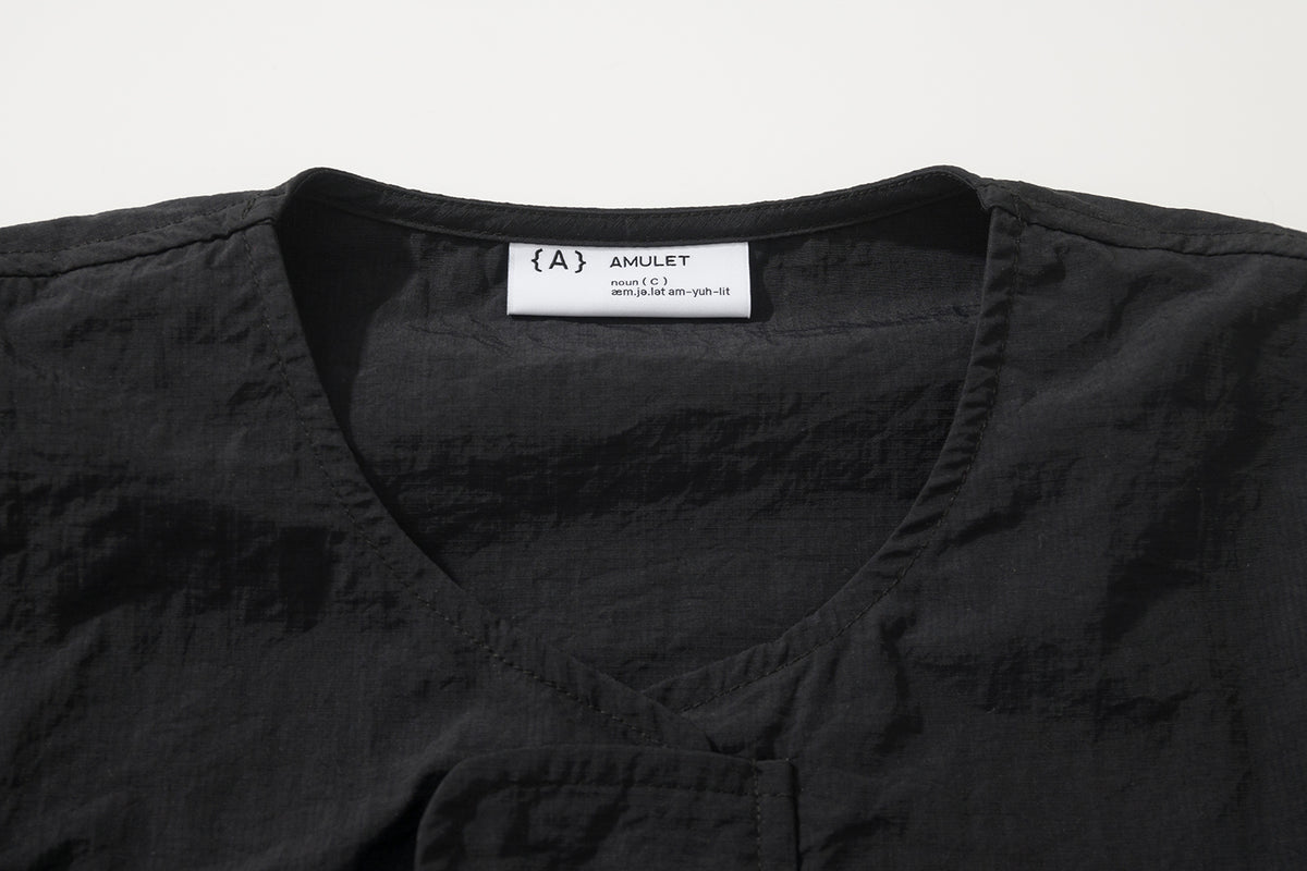 AMULET WORKER POCKET DRESS BLACK