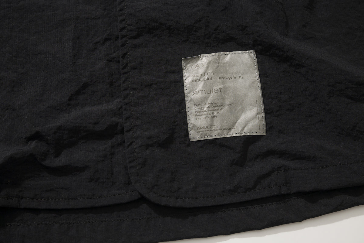 AMULET WORKER POCKET DRESS BLACK