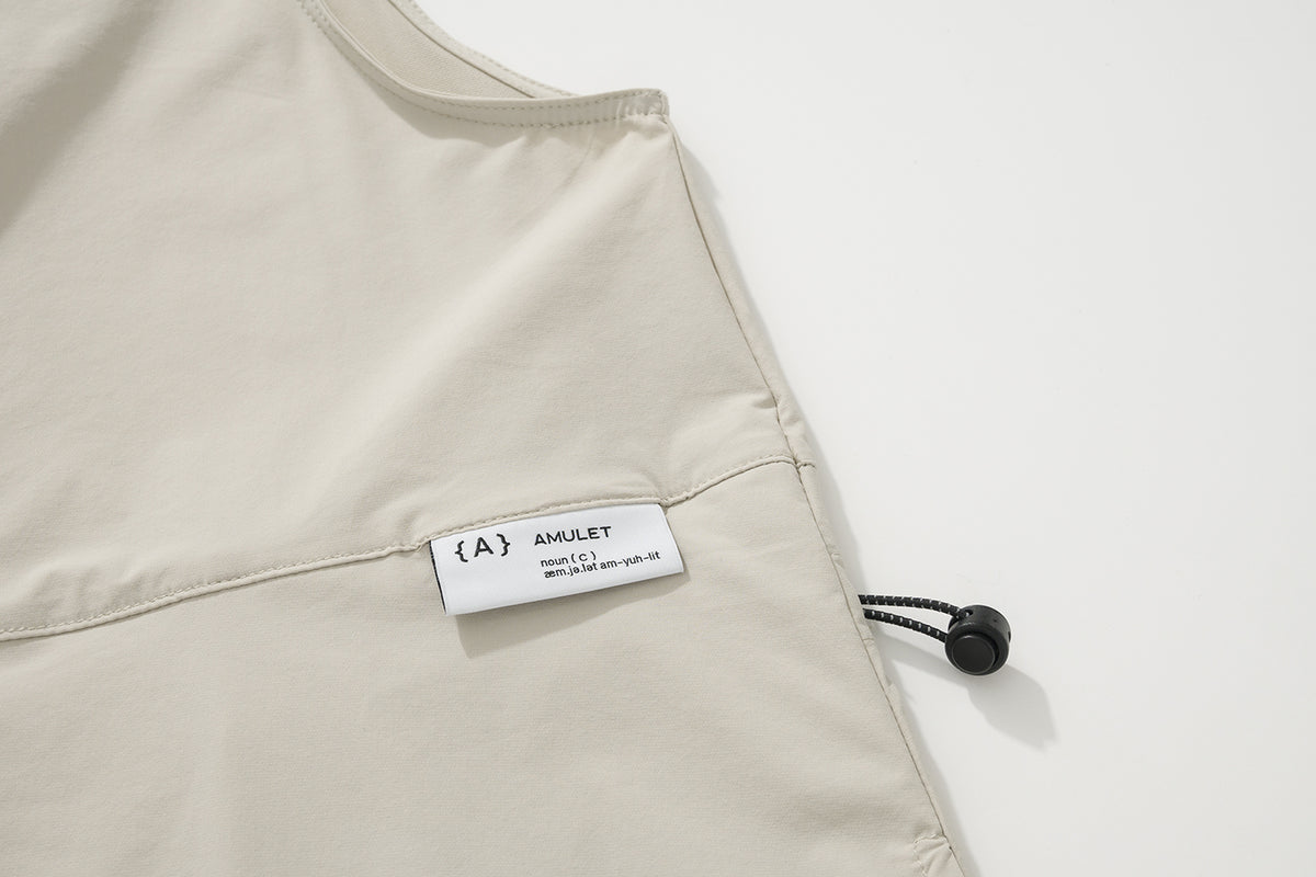 AMULET TECH DRESS OFF WHITE