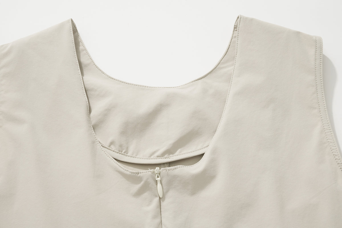AMULET TECH DRESS OFF WHITE