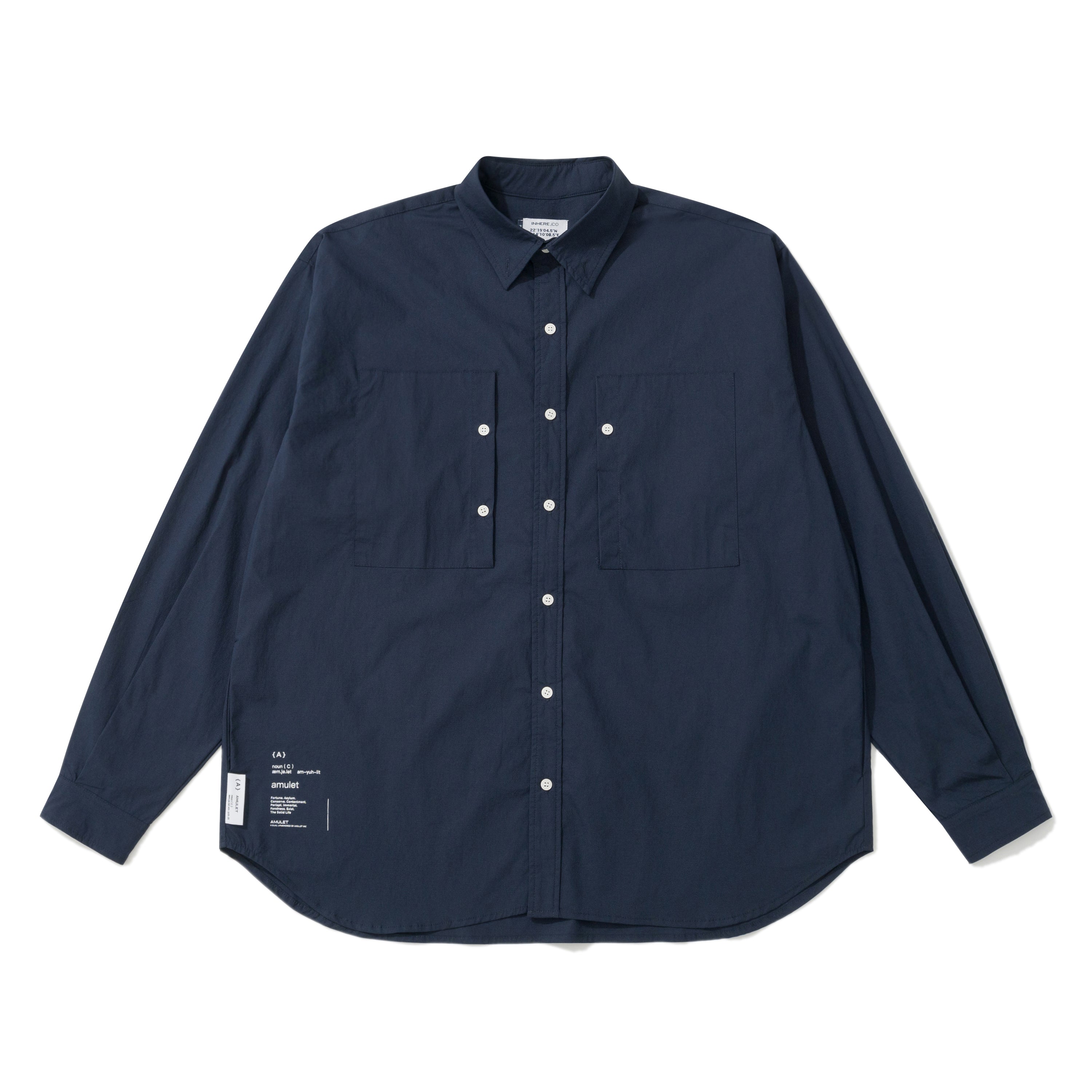 AMULET TECH SHIRT LS NAVY