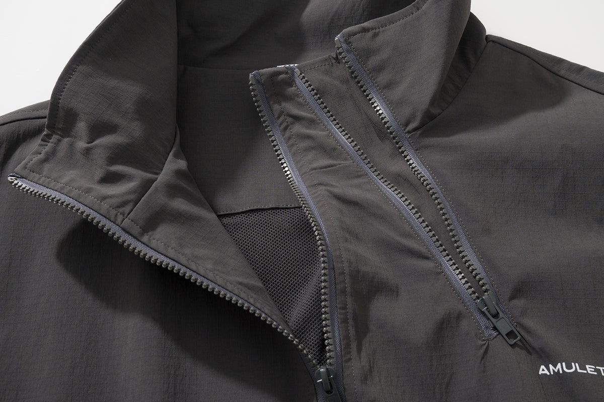 AMULEL 3D POCKET JACKET GREY