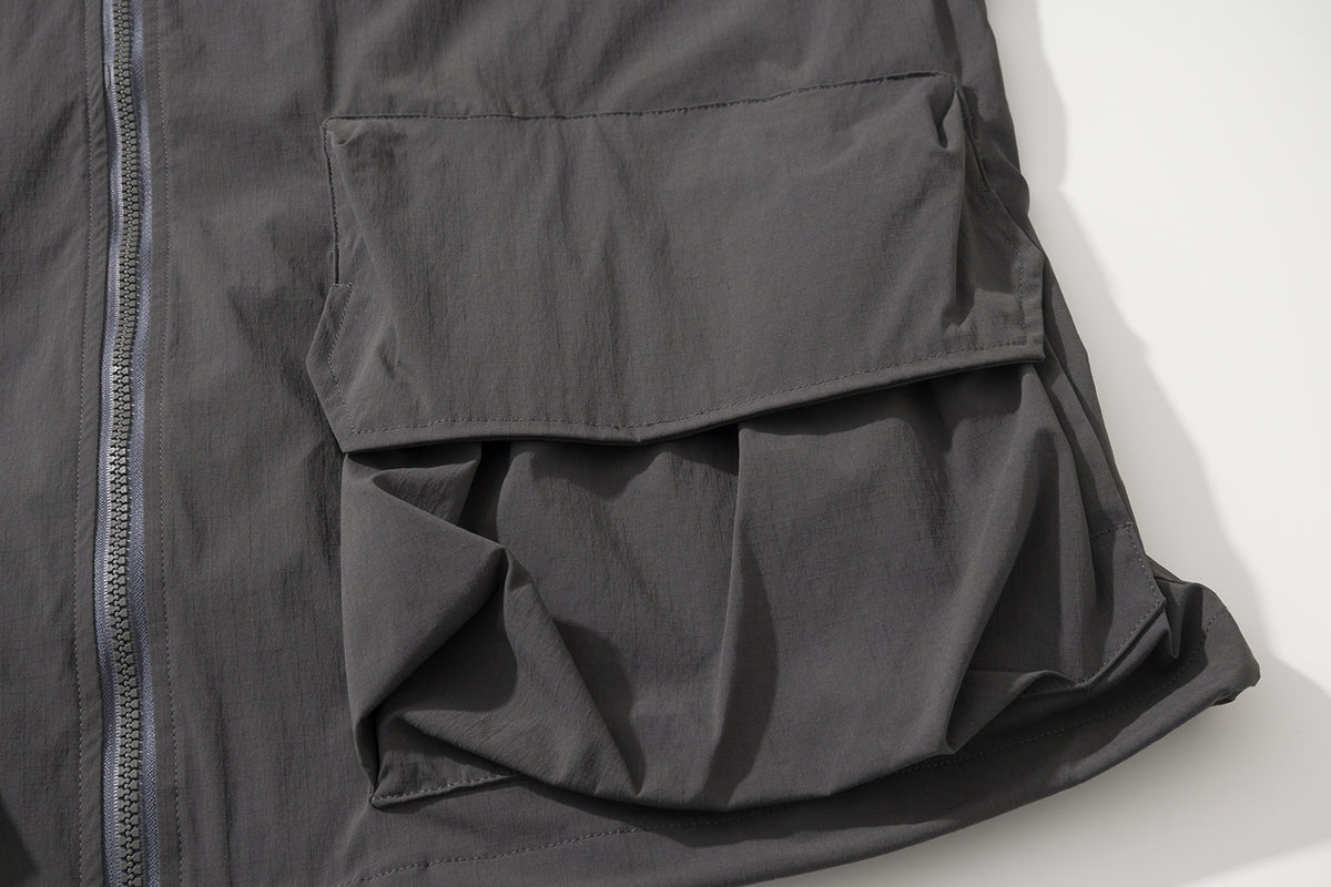AMULEL 3D POCKET JACKET GREY