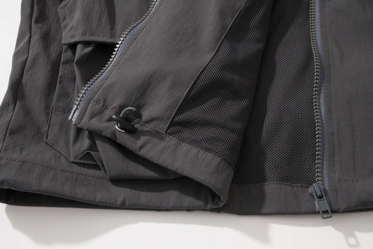 AMULEL 3D POCKET JACKET GREY