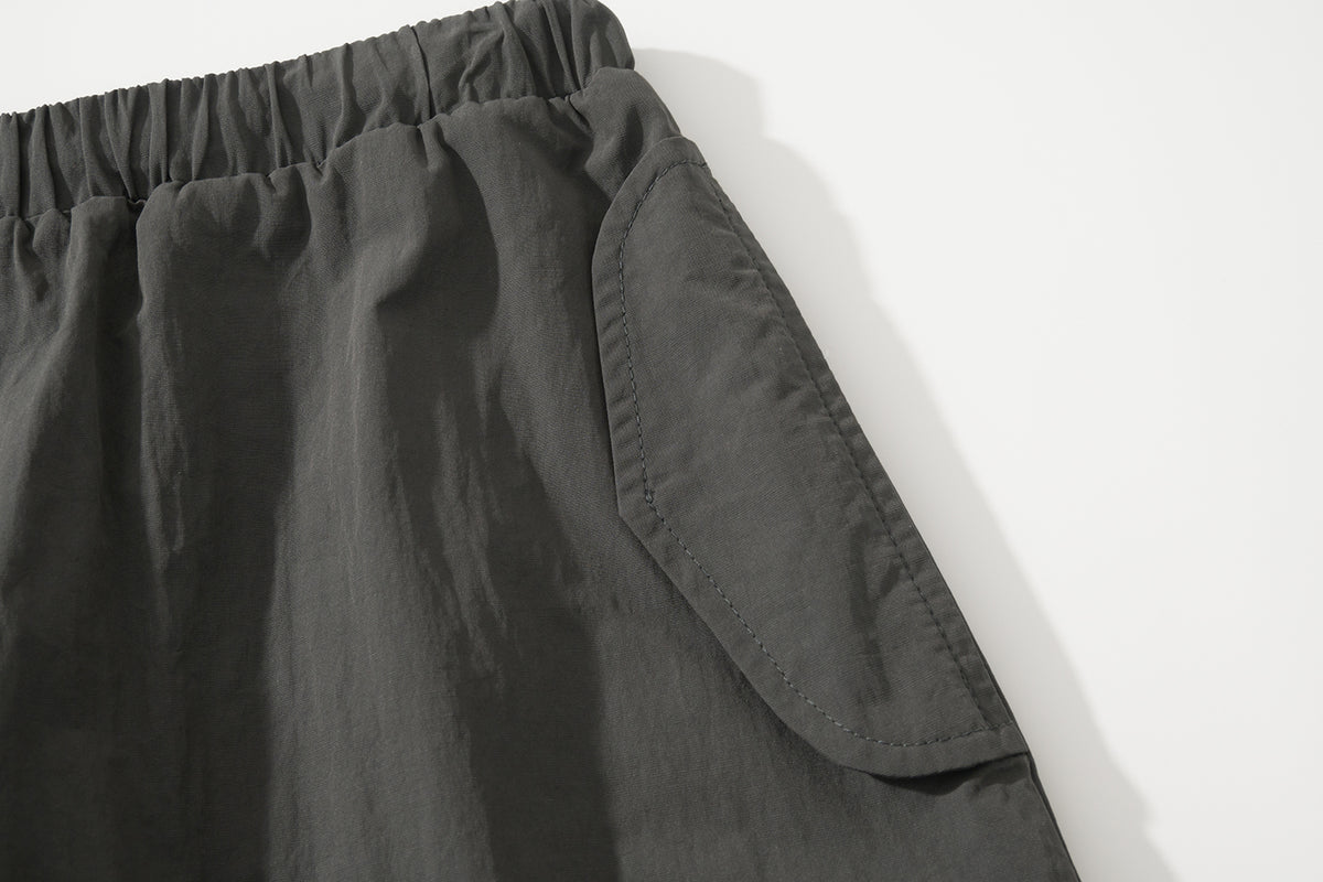 AMULET SLASH SKIRT GREY