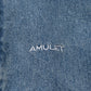 AMULEL ZIP UP JACKET WASHED LIGHT DENIM