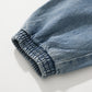 AMULEL ZIP UP JACKET WASHED LIGHT DENIM