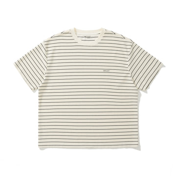 AMULET STRIPE MULTI WHITE TEE