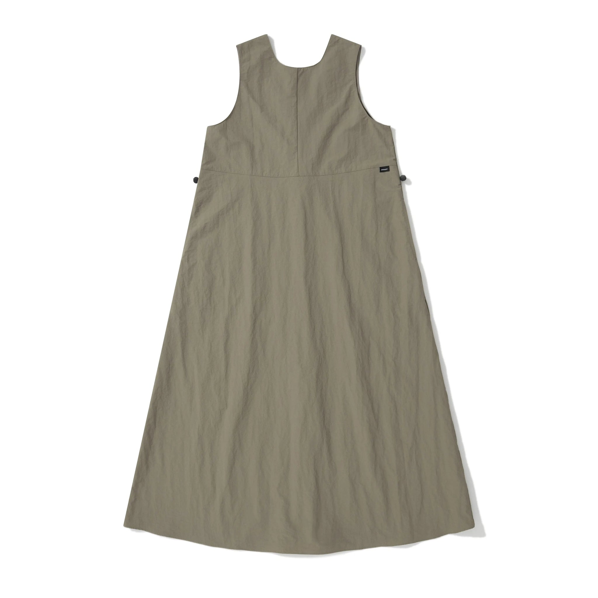 AMULET TECH DRESS WITH STRING BEIGE