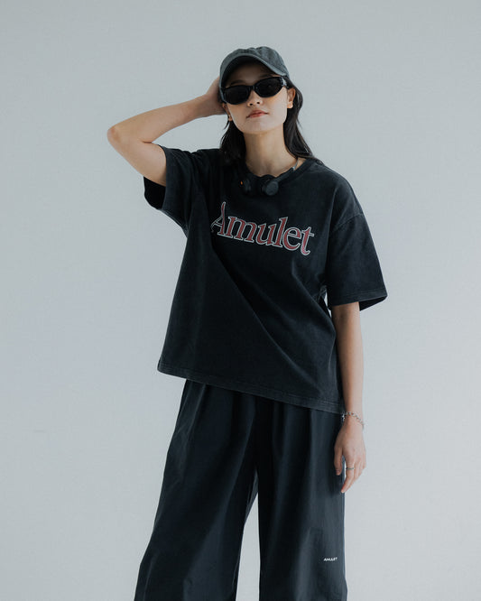 AMULET CLASSIC NOW WASHED TEE BLACK