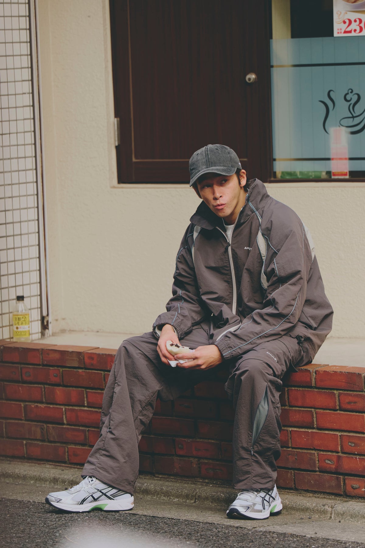 AMULET TRAINING 2 TONE JACKET GREY