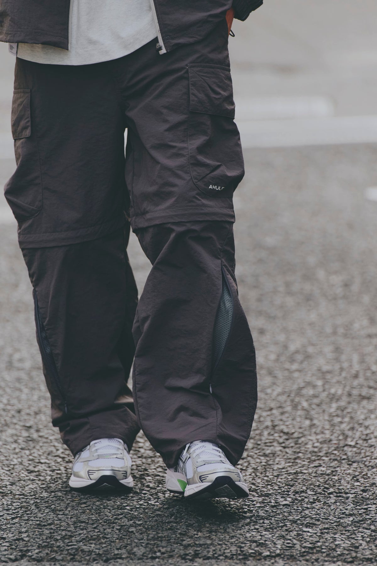 AMULET TRAINING 2 TONE JACKET GREY