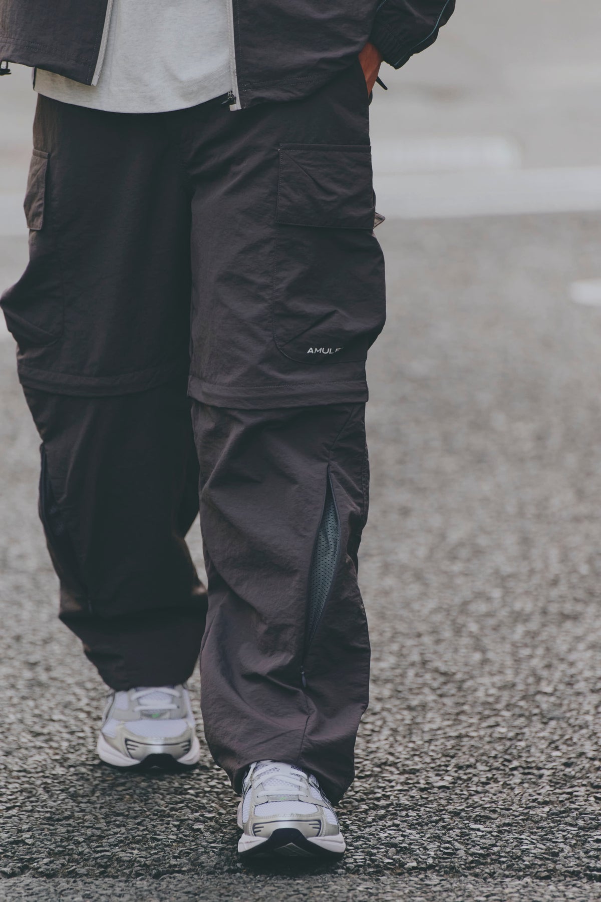 AMULET TRAINING 2 TONE JACKET GREY