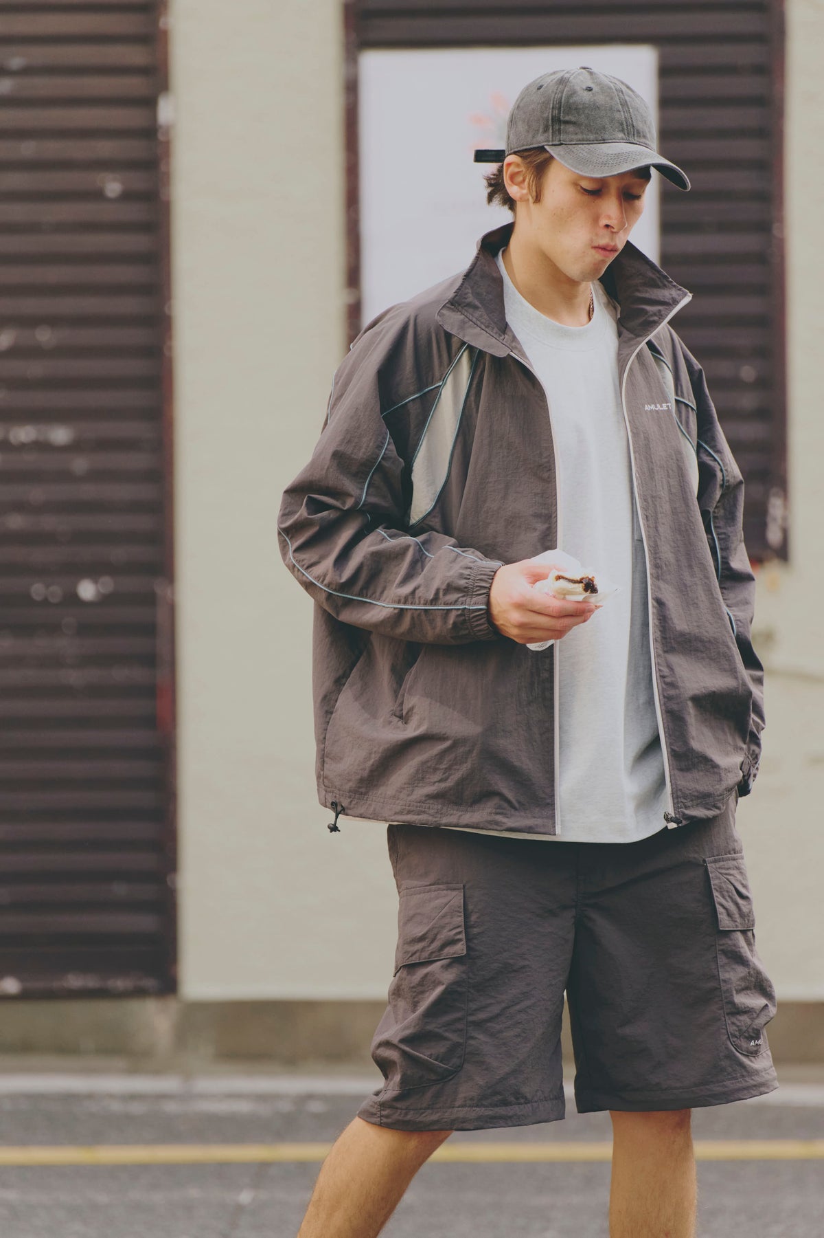 AMULET TRAINING 2 TONE JACKET GREY