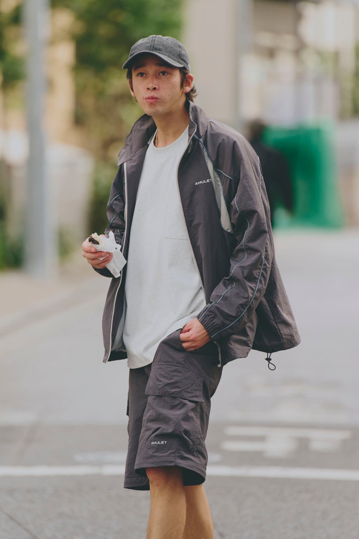 AMULET TRAINING 2 TONE JACKET GREY
