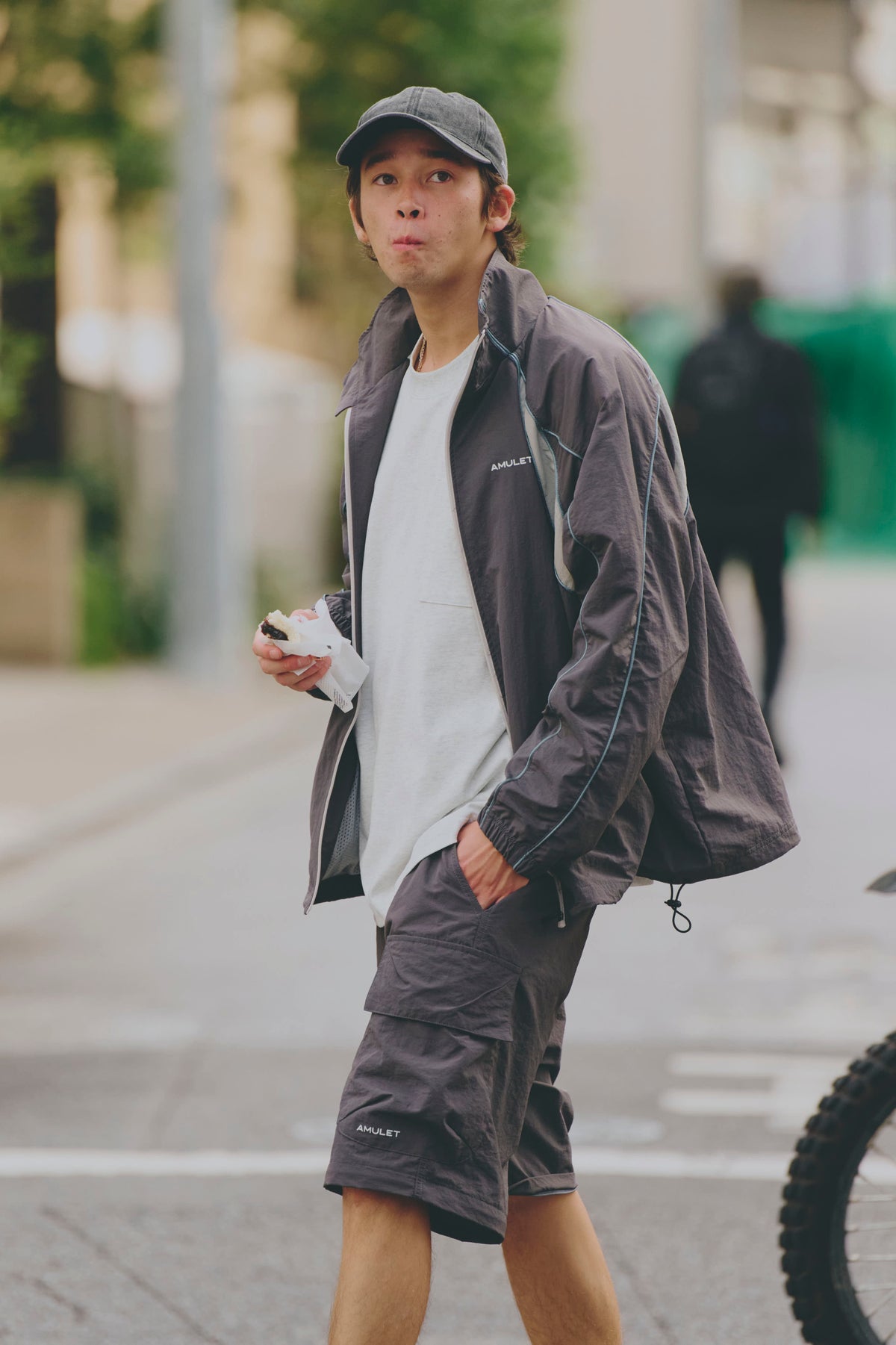 AMULET TRAINING 2 TONE JACKET GREY