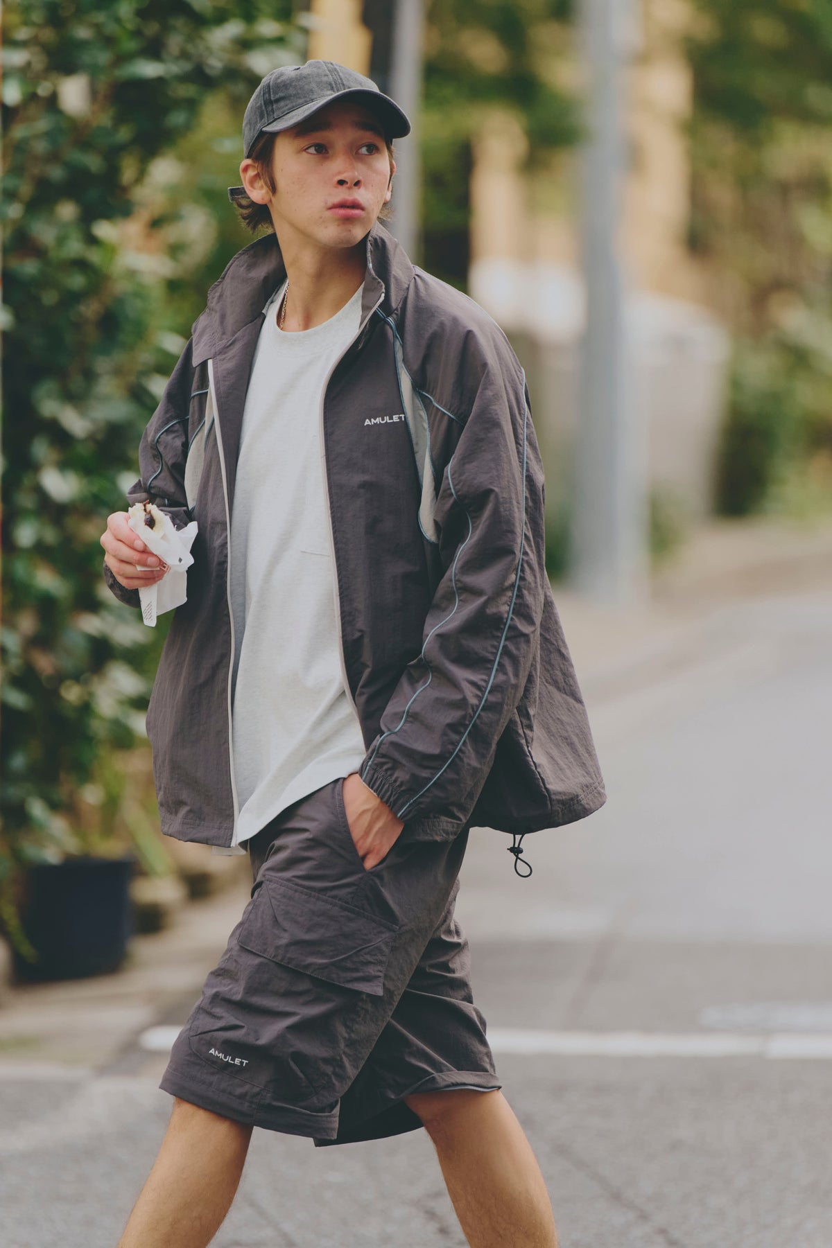 AMULET TRAINING 2 TONE JACKET GREY