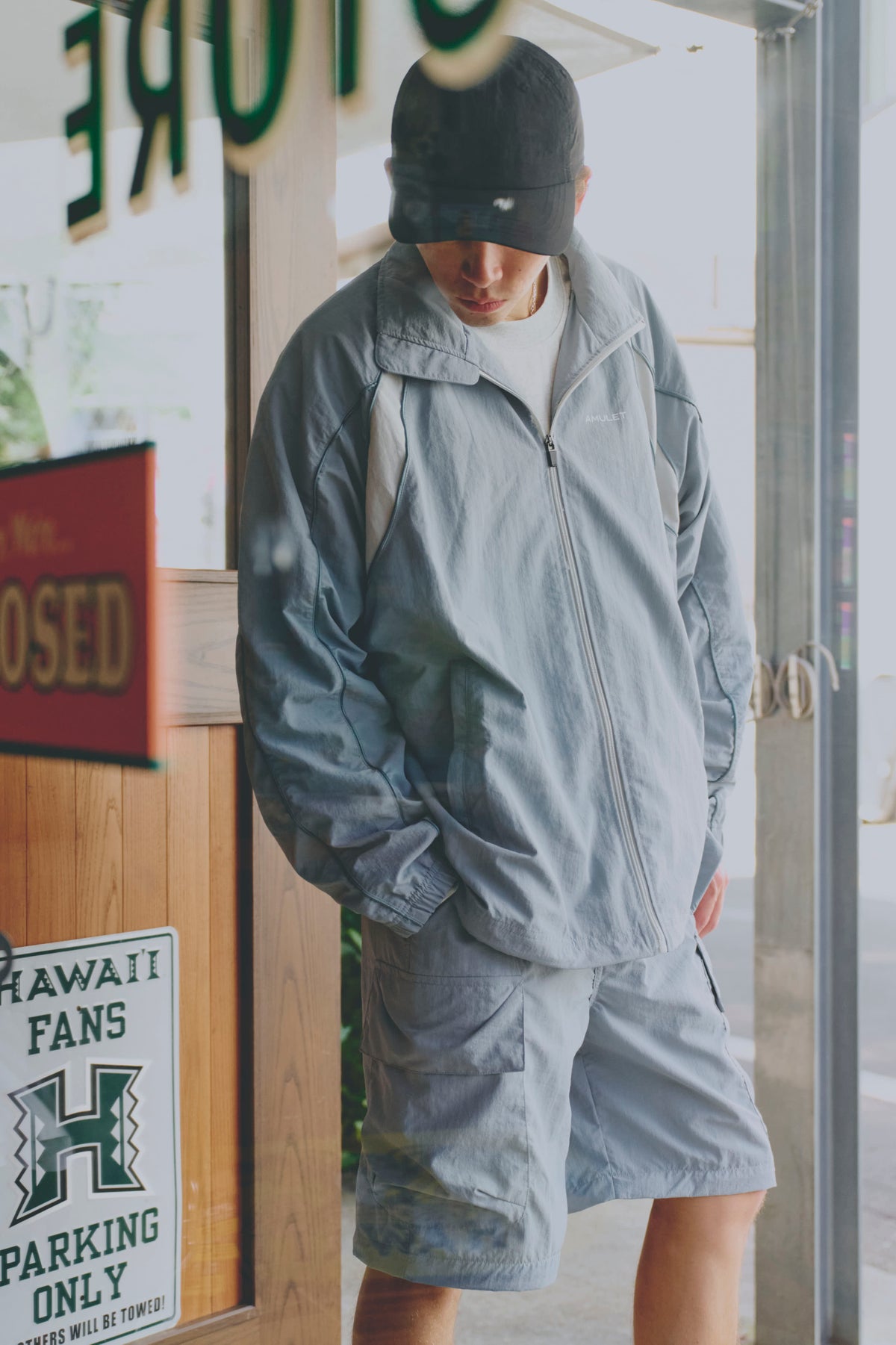 AMULET VENTILATION CARGO PANTS BLUE