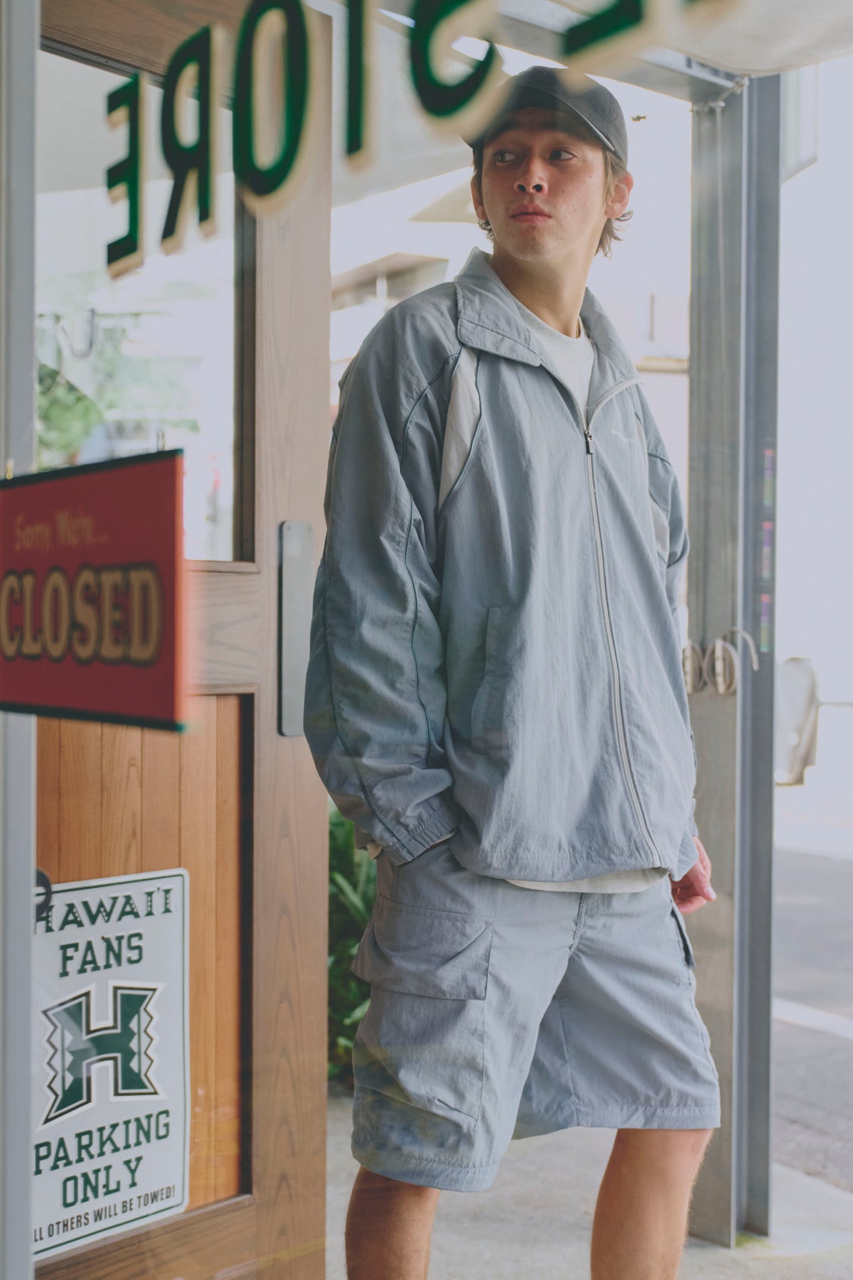 AMULET VENTILATION CARGO PANTS BLUE